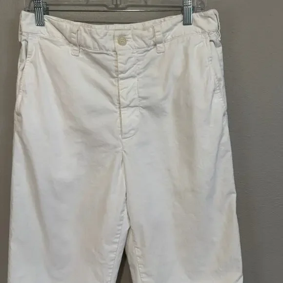 Nili Lotan Eliot Boy Pant in White Size 6 Retail $396
